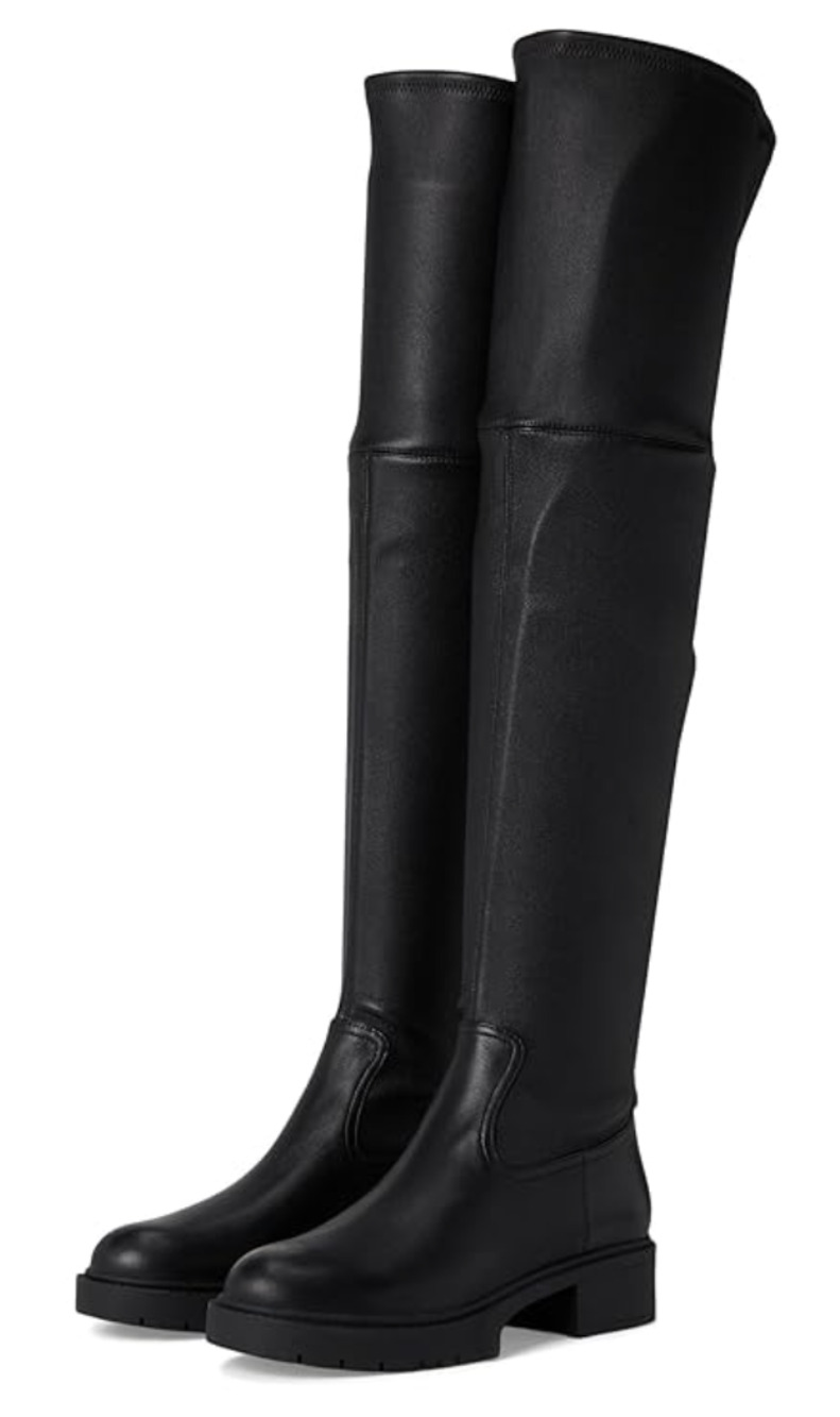 Coach Lisa Black Leather over the Knee-High Boots 9.5 - Picture 4 of 12